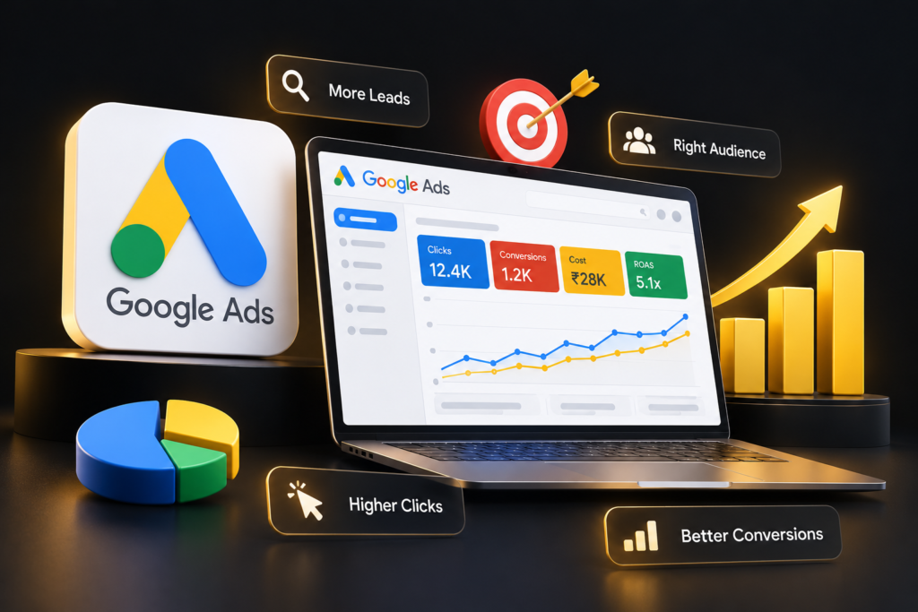 Google Ads campaign management and digital advertising performance analytics.